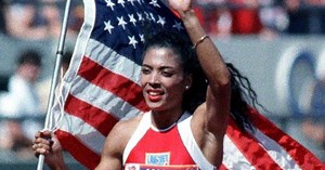 Florence Griffith Joyner’s husband vows to fight new athletics rule that could erase her records