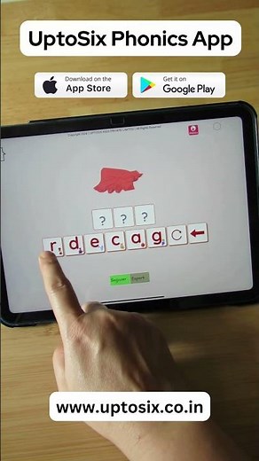 UptoSix Phonics App | Interactive Phonics App for Kids