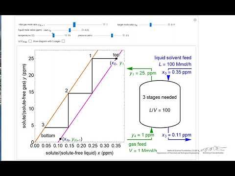 Stripping Column Operation (Interactive Simulation)