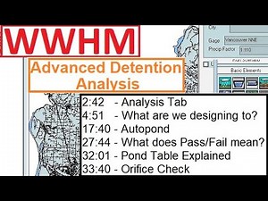 WWHM training 3 detention (Advanced Analysis )