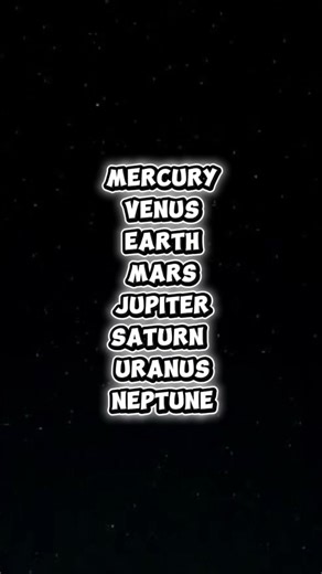 Planets name in sequence