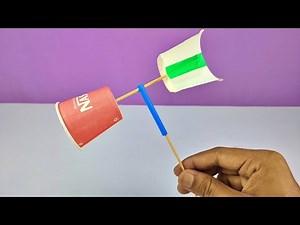 How to make easy anemometer | School science projects