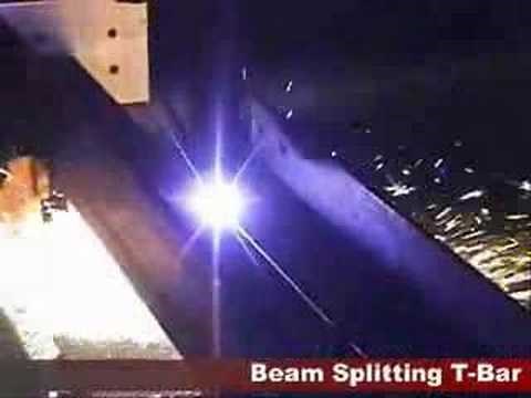 beam splitting using Plasma Robot - PythonX Beam Line Video