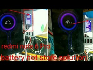 redmi note 6 Pro fake charging (battery not store fix)⚡