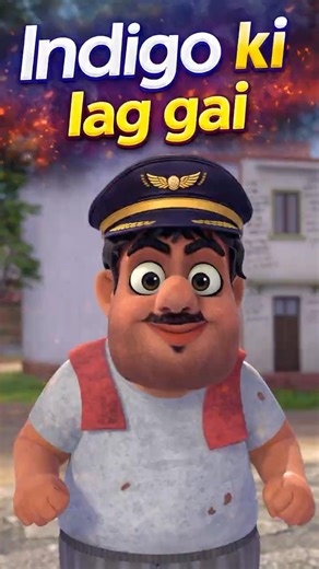 Indigo airline ki lag gai | Indigo airline crisis #shorts #comedy #trending #cartoon #shortvideo