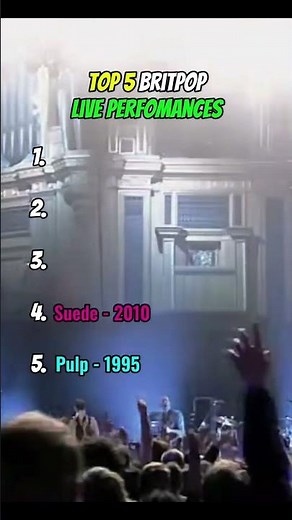 Best Britpop Performances #britpop #music