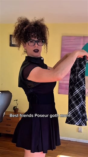 Molly Spockadoo on Instagram: "Beat friends poseur goth mom"