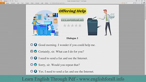 English Conversation Practice - Offering Help