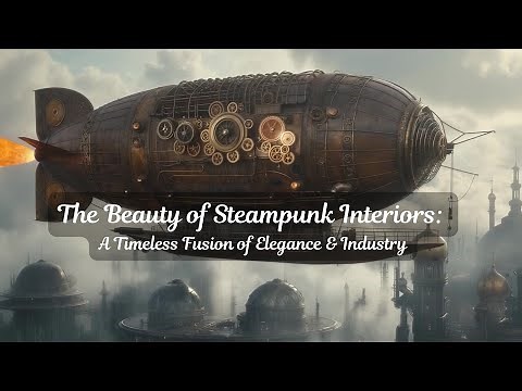 The Beauty of Steampunk Interiors: A Timeless Fusion of Elegance & Industry