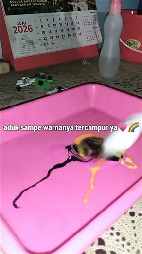 tutorial membuat water slime dari clay 🌚🫶#slime