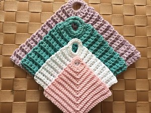 Unique Way to Crochet Washcloth/Dishcloth