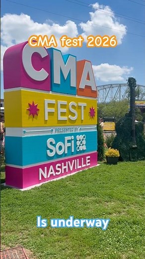 Nashville’s CMA fest 2026 has begun 🤠❣️#nashville #countrymusic #cmafest #countrymusicfans #concert