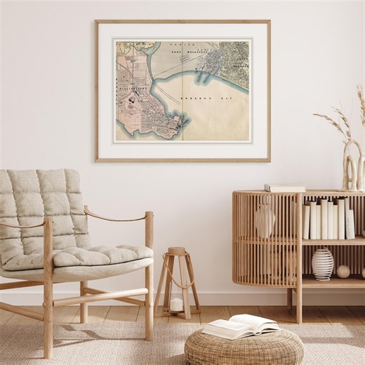 Vintage Williamstown Historical Map - Etsy UK