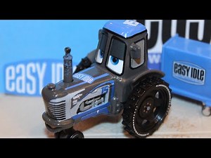 Mattel Disney Cars 3 Easy Idle Racing Tractor (Piston Cup) Next-Gen Harvey Rodcap