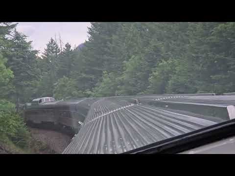 Canadian VIA Rail Vancouver to Jasper Alberta part 1