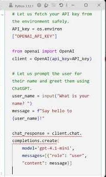 Create Personalized AI Responses in Python with OpenAI