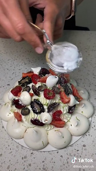 Exquisite Mixed Berry Pavlova Masterpiece