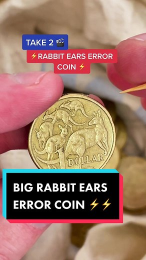 Rare Australian Error Coin with Big Rabbit Ears