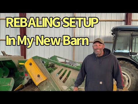 How I Set Up My Rebaling Operation in the New Barn (Full Walkthrough)