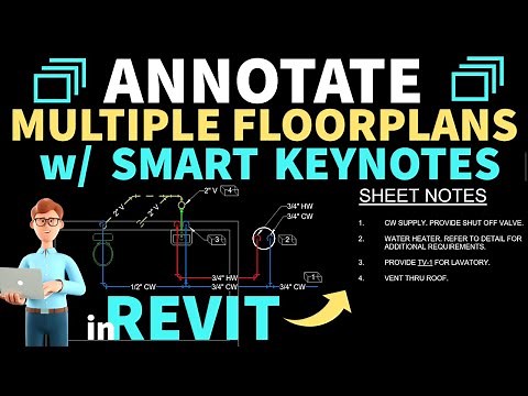 How to use Smart MEP Keynotes on Sheets in Revit