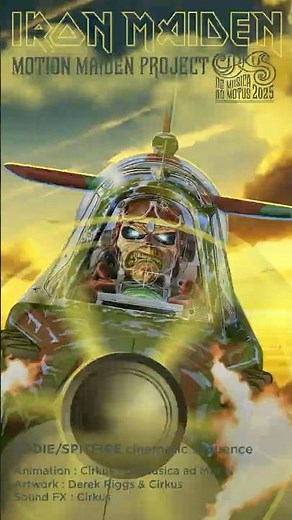 ❗MOTION MAIDEN❗ 🎬 💥EDDIE/SPITFIRE SEQUENCE💥 (ACES HIGH - ENHANCE & UPDATE 2025) (NO❌AI)