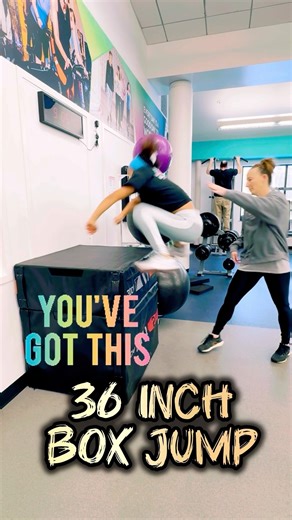 36 Inch Box Jump 🔥 #challenge #fitness #trackandfield #plyometrics