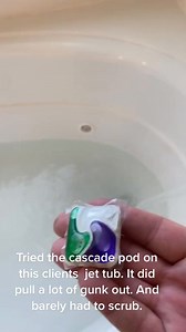 7.8K views · 27 reactions | Tub clean. #foryoupage #fyp #deepcleaning #cascade #cleantok #tipsandtricks #tubscrub #cleaning #cleaningtiktok | The Cleaning Lady | Facebook