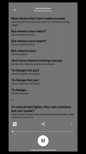 Chapter 69 #mychemicalromance #famouslastwords #mcr #lyrics #lirikterjemahan
