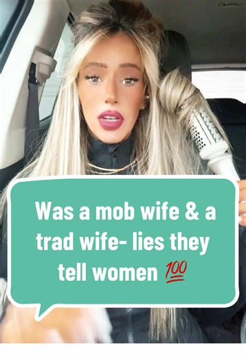 Former mob wife & trad wife - the lies they tell women. #mobwifeera #mobwifeera