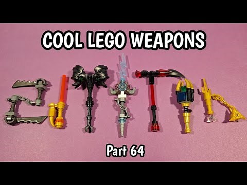 COOL LEGO WEAPONS you can build for your minifigures- Pt 64