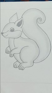 squirrel sketch #art #drawing #squirrel #sketch #tranding #youtubeshorts #youtube