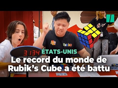 Le record du monde de Rubik’s cube a été battu en 3,13 secondes seulement