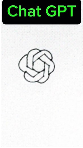 Chat GPT Logo drawing easy วาด Chat GPT โลโก้ง่ายๆ #easydrawing#แชทจีพีที #chatgpt #yuyyammydrawing