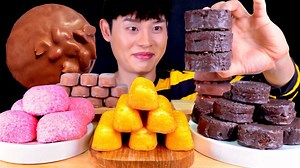 『Bonggil』中字 01.24 美国巧克力派丁咚Twinkie雪球＆Tico咕咕巧克力冰淇淋✨咀嚼音