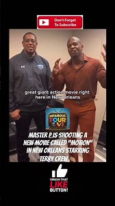 Master P is shooting a new movie called “Motion” in New Orleans starring Terry Crews 🫡 #shorts