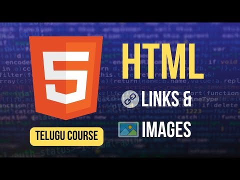 HTML Links, Images & Attributes Explained | Beginner Friendly Telugu Tutorial