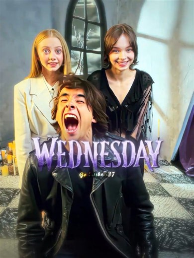 Wednesday Cast Funny Game 😂 #wednesday #edit #shorts