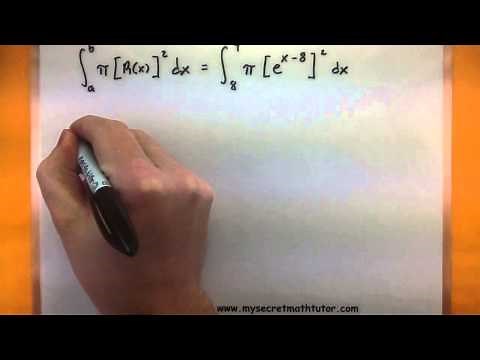 Calculus - Find the volume using circular slices