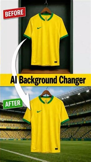 How to change backgrounds with AI in 5s 🚀