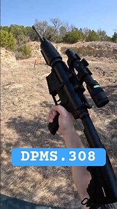 DPMS LR308 + Trijicon Accupoint 1-4 🔥 .308 Power on Target