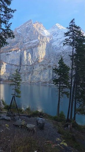 Oeschinensee Lake – Swiss Beauty | Winter Mountains, Snow & Breathtaking Nature🇨🇭