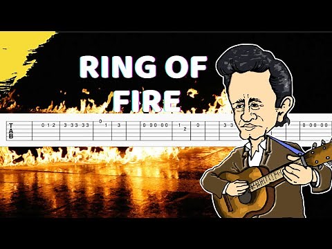 Johnny Cash - RING OF FIRE Guitar Tab/Tutorial