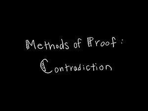 Discrete Math 1.7.3 Proof by Contradiction