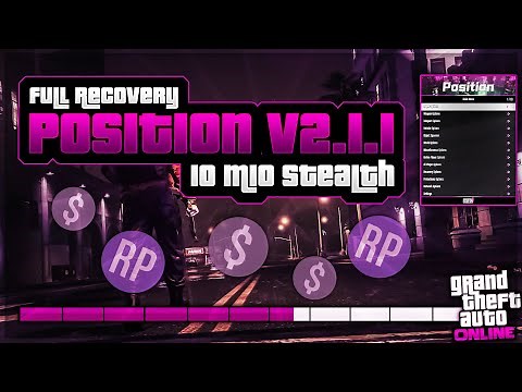 GTA V Online PC 1.50 | Position 2.1.1 MOD MENU 10 Mio Stealth | FULL RECOVERY | *UNDETECTED* |