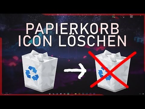 Papierkorb ICON vom Desktop Löschen