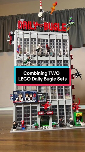 Combining LEGO Daily Bugle Sets for a Massive MOC