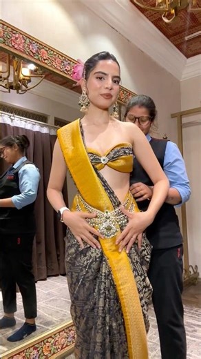 Save and try it later| apsara drape by Harsha #shortsfeed #drape #speakingstyle #youtubeshorts