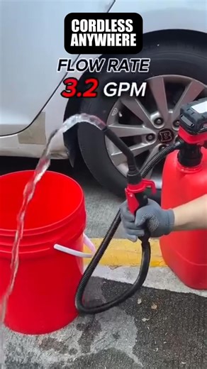 Powerful launch!🔋 Let your DeWalt 20V / Milwaukee 18V batteries truly shine! New cordless fuel delivery pump, plug-and-play, faster refueling, more effortless, and safer ⛽ 🚗 Car | 🌱 Lawn Mower | 🔌 Generator | 🚜 Agricultural Machinery One pump, suitable for multiple scenarios: ✅ Cordless design, ready for use at any time ✅ Powerful power, fast delivery ✅ Compatible with DeWalt & Milwaukee batteries Act now and make refueling a non-effort task! 👉 Limited quantity available. Place your order 