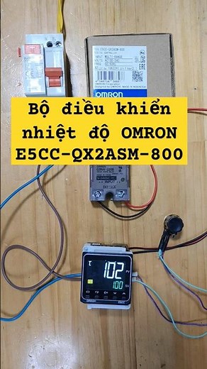 Bộ điều khiển nhiệt độ OMRON E5CC-QX2ASM-800 #omron #automation #shorts