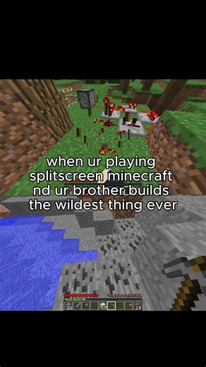 back when we had to play split screen 🥹💔 #minecraft #relatable #gaming #funny #nostalgia